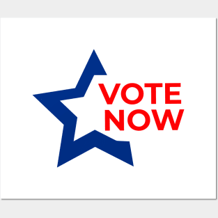 Vote Now US Posters and Art